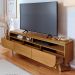 Rack Bancada Tv 75 Pol 3G 200 cm Selene Cumaru MADETEC