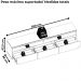 Rack Bancada Tv 75 Pol 3G 200 cm Selene Cumaru Opala MADETEC