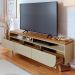 Rack Bancada Tv 75 Pol 3G 200 cm Selene Cumaru Opala MADETEC