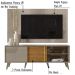 Rack Com Painel Para TV 65 Polegadas 7131 Fendi Naturale Madetec