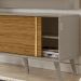 Rack Com Painel Para TV 65 Polegadas 7131 Fendi Naturale Madetec