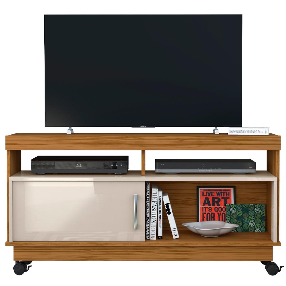 Rack Para TV 50 Polegadas 3891 Naturale Off White Madetec