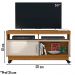 Rack Para TV 50 Polegadas 3891 Naturale Off White Madetec