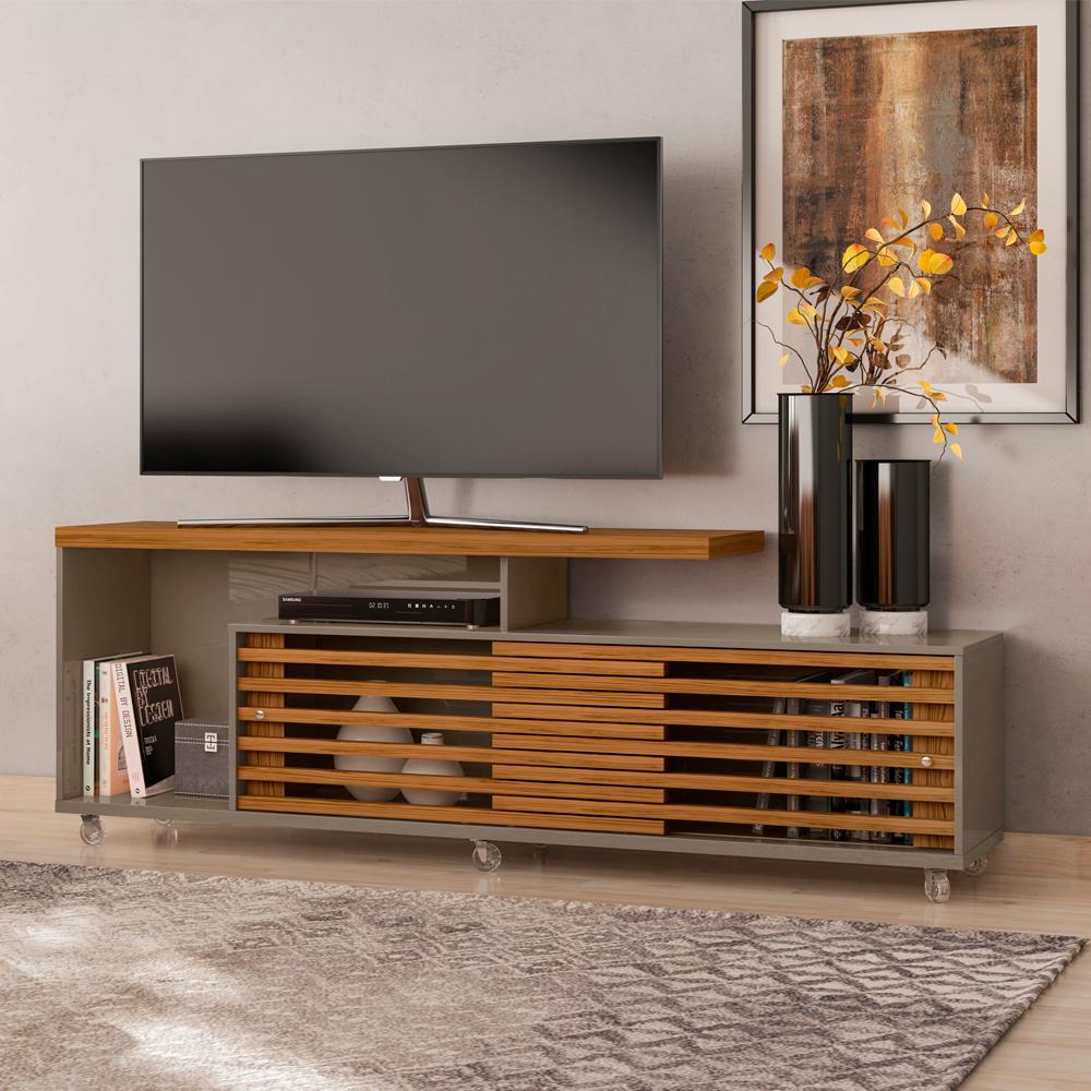 Rack Para TV 65 Polegadas 3971 Fendi Naturale Madetec