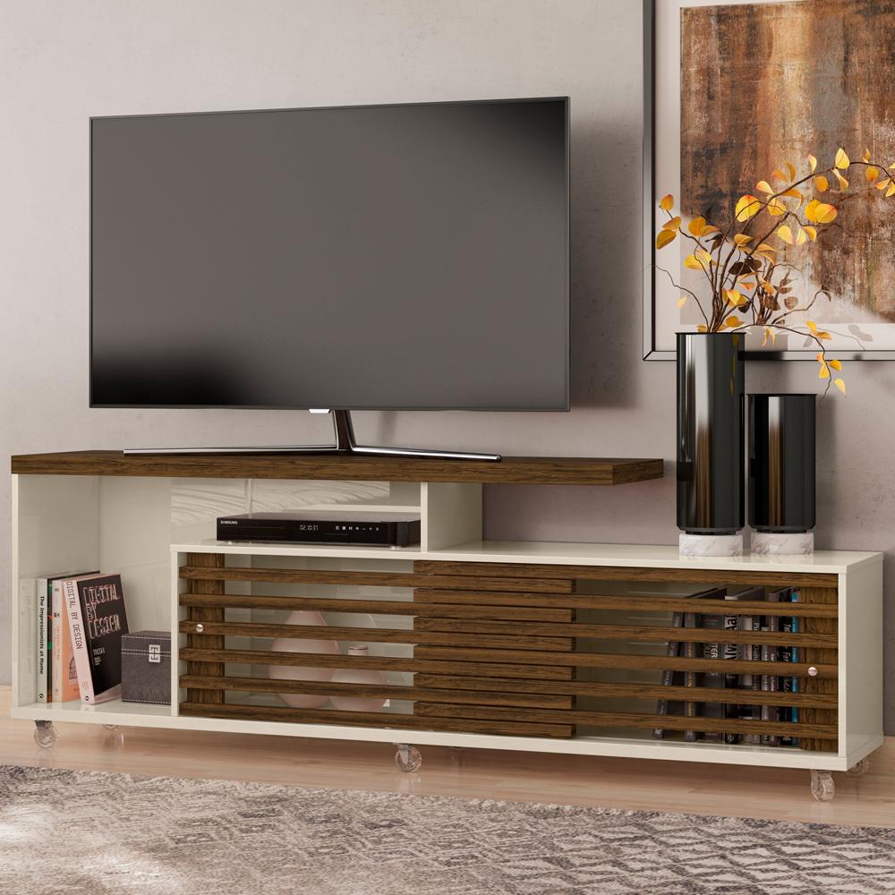 Rack Para TV 65 Polegadas 3971 Off White Savana Madetec