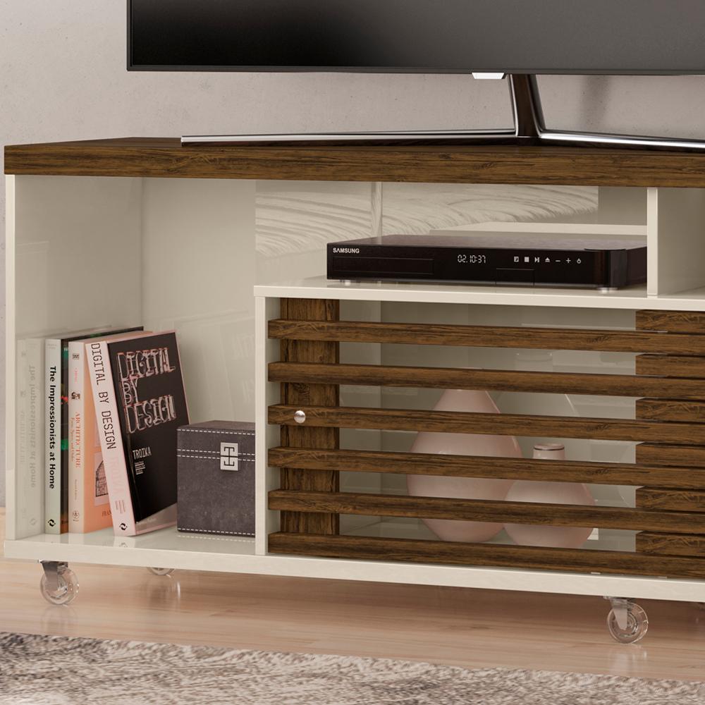Rack Para TV 65 Polegadas 3971 Off White Savana Madetec