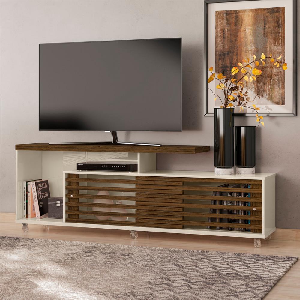 Rack Para TV 65 Polegadas 3971 Off White Savana Madetec