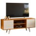 Rack Para Tv 55 Pol 2 Portas 136 cm Lisboa Calacata Off White MADETEC