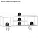 Rack Para Tv 55 Pol 2 Portas 136 cm Lisboa Calacata Off White MADETEC