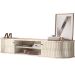 Rack Suspenso 2 Portas Faro Para Tv de 75" Polegadas Calacata/Off White