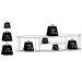 Rack Suspenso 2 Portas Faro Para Tv de 75" Polegadas Calacata/Off White