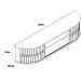 Rack Suspenso 2 Portas Moderno Para Tv de 60" Polegadas Calacata/Off White