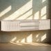 Rack Suspenso Tv 75 Pol 2P 183 cm Algarve Calacata Off White MADETEC