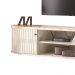 Rack Suspenso Tv 75 Pol 2P 183 cm Algarve Calacata Off White MADETEC