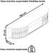 Rack Suspenso Tv 75 Pol 2P 183 cm Algarve Cinamomo Off White MADETEC