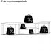 Rack Suspenso Tv 75 Pol 2P 183 cm Algarve Cumaru Opala MADETEC