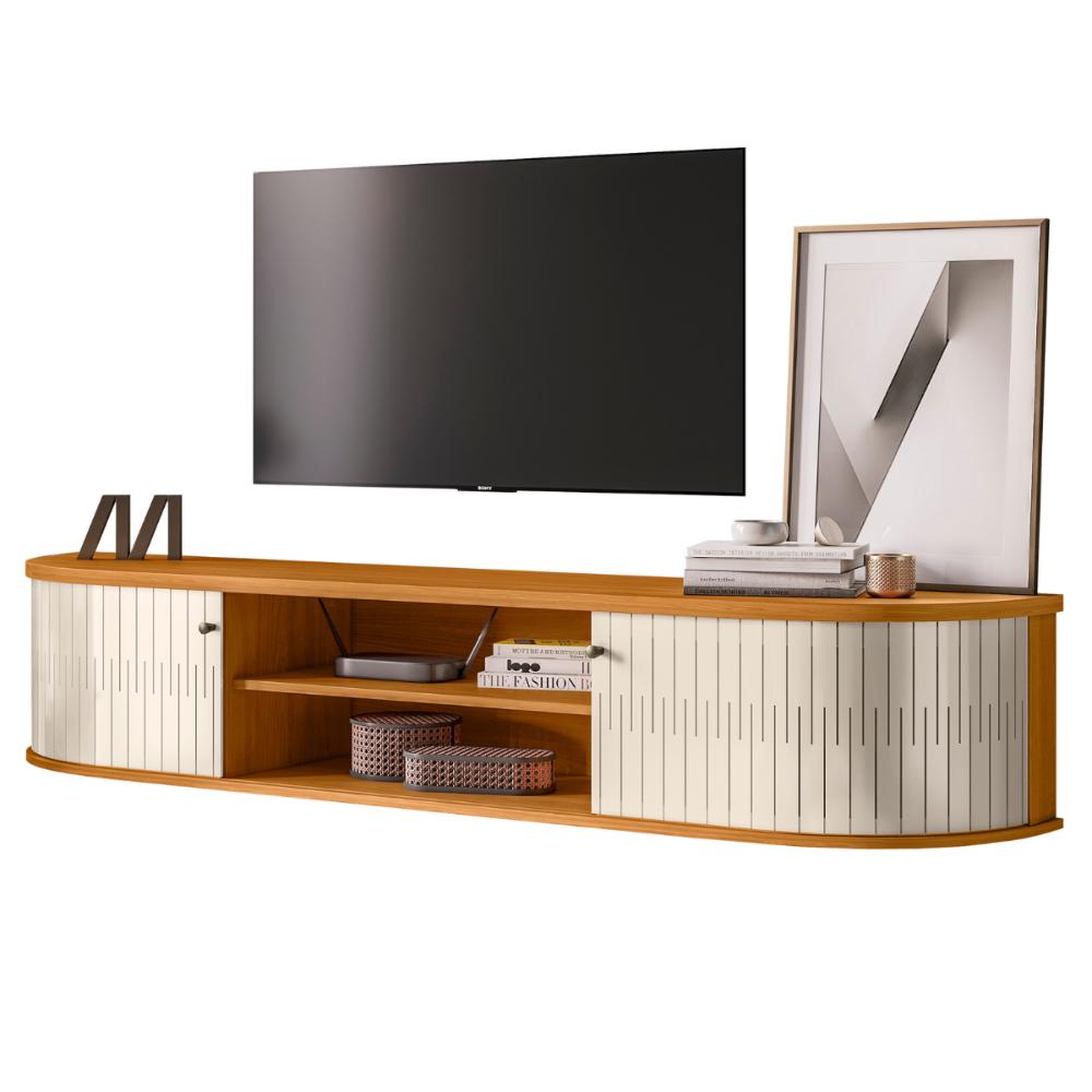 Rack Suspenso com 2 Portas Palermo Cinamomo Off White