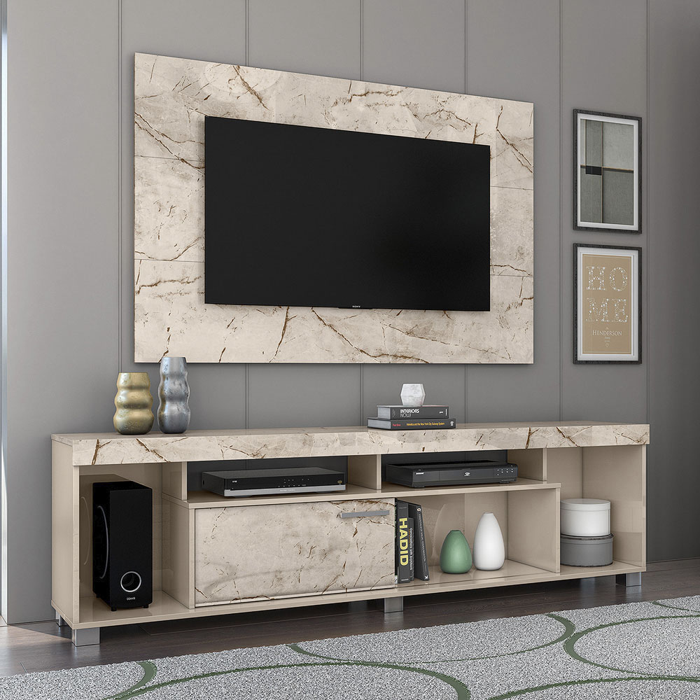Rack com Painel Tomaz para TV 55" - Madetec