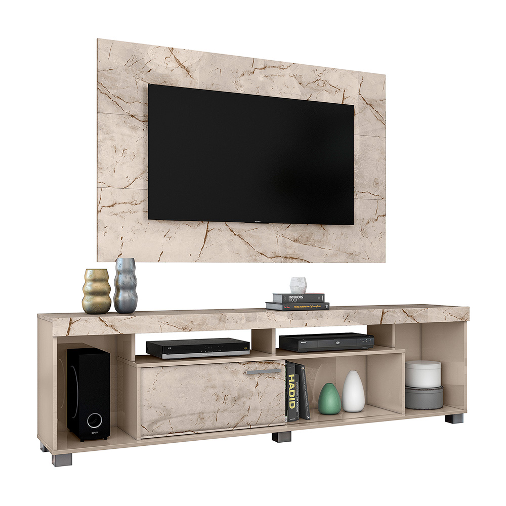Rack com Painel Tomaz para TV 55" - Madetec