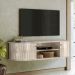 Rack para TV's de 60 Polegadas Veneza Calacata Off White