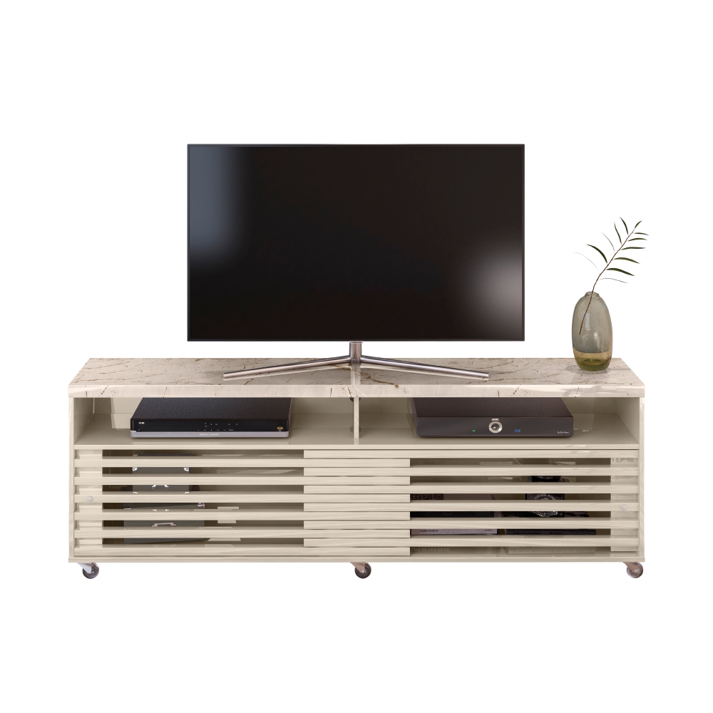 Rack para TVs até 65 Polegadas Gaspar Calacata Off-White