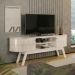 Rack para TVs de 75" Oxônia Calacata Off White