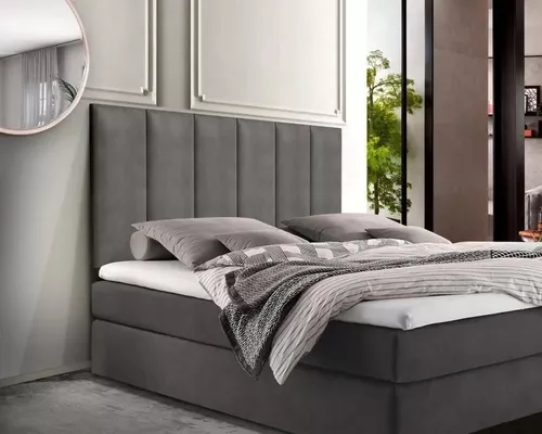Cabeceira Painel para Cama Box Casal 1,40 Estofada Em Suede Para Quarto Luxo Vs