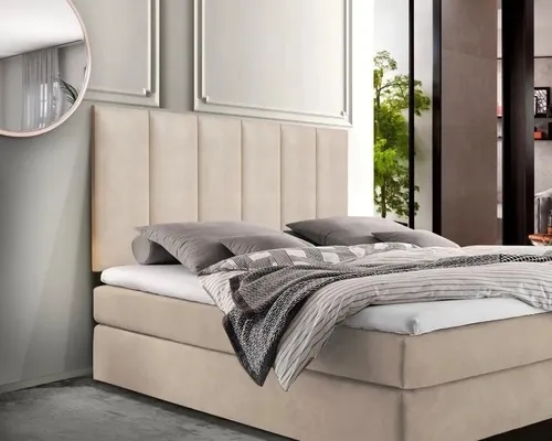 Cabeceira Painel para Cama Box Queen Size 1,60 Estofada Em Suede Para Quarto Luxo Vs