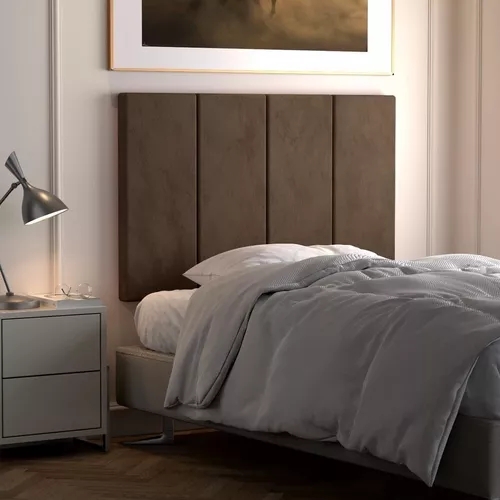 Cabeceira Painel para Cama Box Solteiro 88 Estofada Quarto Luxo Linha A Vs
