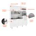 Cozinha compacta Suprema 6 Portas 2 Gavetas Branco