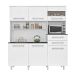 Cozinha compacta Suprema 6 Portas 2 Gavetas Branco