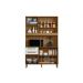 Kit Armário De Cozinha Compacta Branco Multiuso Espaçoso Com 5 Portas 2 Gavetas 1,20 Luxo Pm