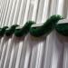 Festão Largo Pet 11 Fitas para Decoração de Natal 10cm com 5 Metros Magizi Verde