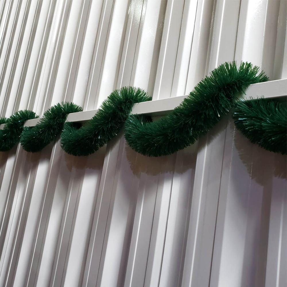 Festão Largo Pet 11 Fitas para Decoração de Natal 10cm com 5 Metros Magizi Verde