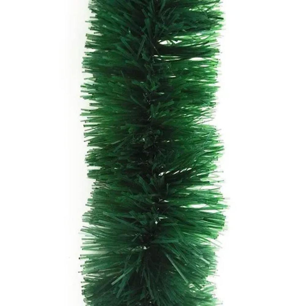 Festão Largo Pet 11 Fitas para Decoração de Natal 10cm com 5 Metros Magizi Verde