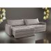 Sofá Cama Retátil E Reclinável Captiva Linho Cinza 2,24 M