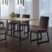 [OUTLET] Conjunto com 2 Cadeiras Atena V Marrom Escuro 98 cm