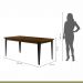 Conjunto Sala de Jantar Mesa Espanha 180cm com 6 Cadeiras em Aço e Junco Madri Mais Decor Courissimo Preto/Mocaccino/Preto/Junco Carvalho