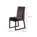 Conjunto com 2 Cadeiras Hera V Marrom Escuro 98 cm