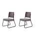 Conjunto com 2 Cadeiras Madri V Bege 94 cm