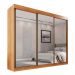 Guarda Roupa Casal 100% Mdf 3 Portas De Correr Com 3 Espelhos 6 Gavetas Fênix - Mais Móveis  Cinamomo