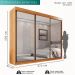 Guarda Roupa Casal 100% Mdf 3 Portas De Correr Com 3 Espelhos 6 Gavetas Fênix - Mais Móveis  Cinamomo