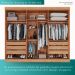 Guarda Roupa Casal 100% Mdf 3 Portas De Correr Com 3 Espelhos 6 Gavetas Fênix - Mais Móveis  Cinamomo