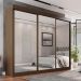 Guarda Roupa Casal 100% Mdf 3 Portas De Correr Com 3 Espelhos 6 Gavetas Fênix - Mais Móveis  New Canion