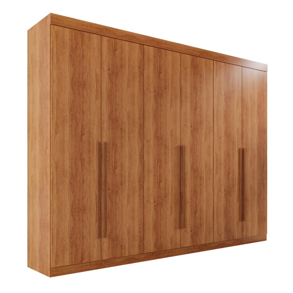 Guarda Roupa Casal 100% Mdf 6 Portas 6 Gavetas Itália - Mais Móveis  Cinamomo