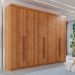 Guarda Roupa Casal 100% Mdf 6 Portas 6 Gavetas Itália - Mais Móveis  Cinamomo