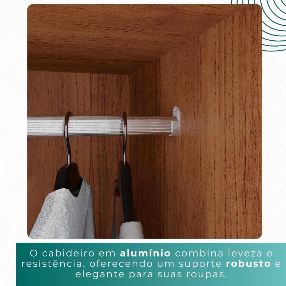 Guarda Roupa Casal 100% Mdf 6 Portas 6 Gavetas Itália - Mais Móveis  Cinamomo