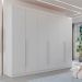 Guarda Roupa Casal 100% Mdf 6 Portas 6 Gavetas Itália - Mais Móveis  Neve