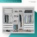 Guarda Roupa Casal 100% Mdf 6 Portas 6 Gavetas Itália - Mais Móveis  Neve