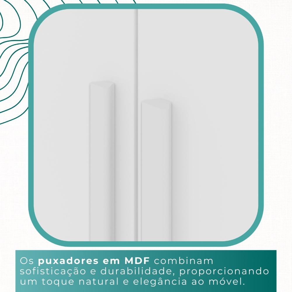 Guarda Roupa Casal 100% Mdf 6 Portas 6 Gavetas Itália - Mais Móveis  Neve